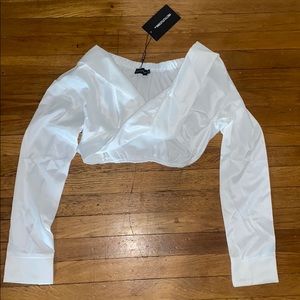 Front Twist Crop Top